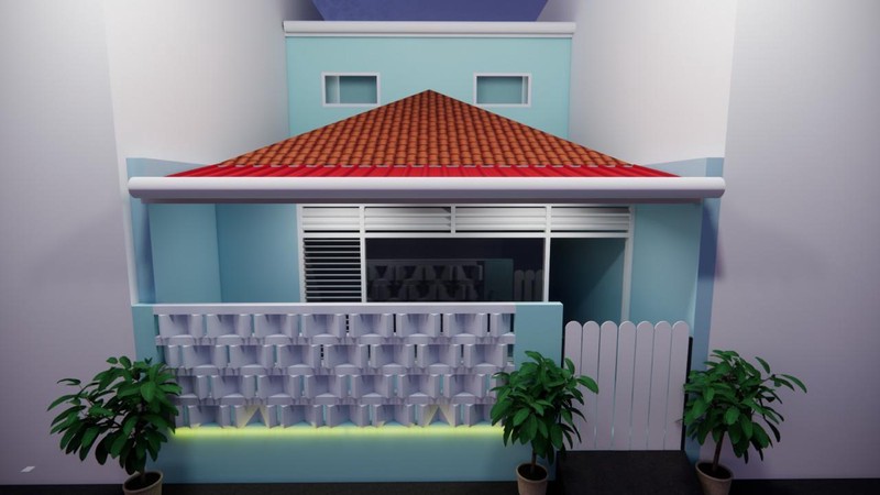 Rumah sudah Renovasi 2 Lantai di Belakang Mall Kota Kasablanka