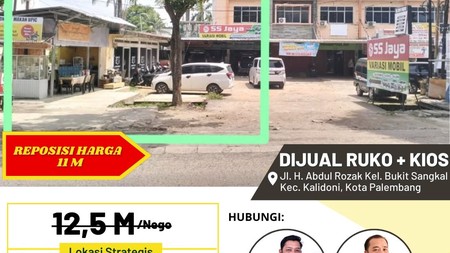 Dijual Cepat Ruko di Jl Residen Abdul Rozak kota Palembang