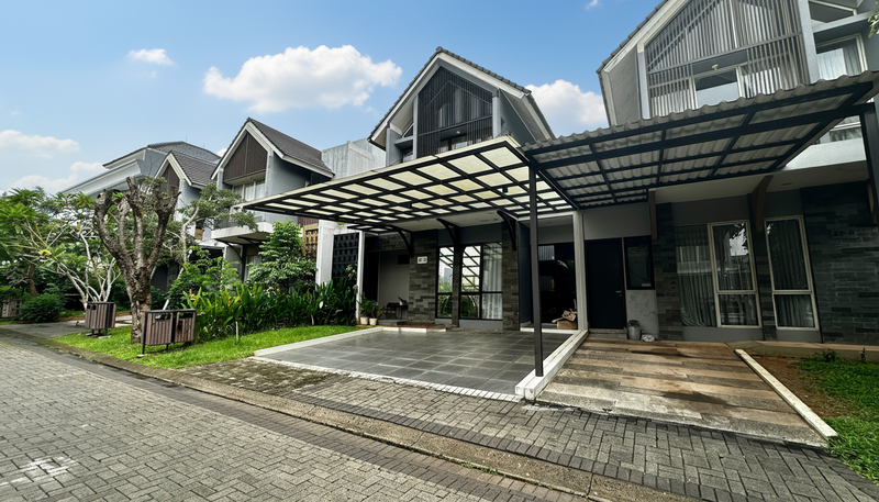 Rumah Modern 2 Lantai bertema Resort The Avani BSD City Serpong Tangerang - Dekat Tol Serbaraja & Stasiun Cisauk