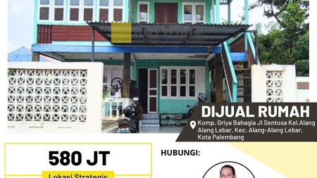 DIJUAL RUMAH DIDALAM KOMPLEK KOMERSIL
