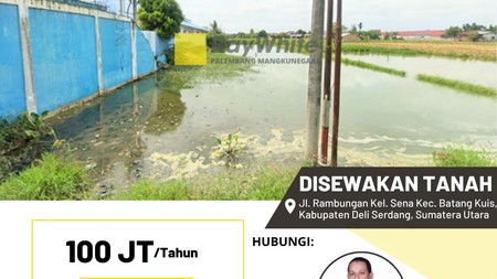 DISEWAKAN TANAH LOKASI STRATEGIS