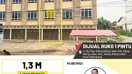 DIJUAL RUKO 1 PINTU 3 LANTAI LOKASI DEKAT PERGUDANGAN