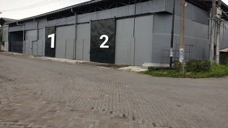 Dijual 2 Jejer Unit Gudang Osowilangun Permai - Tambak Osowilangun - Benowo - Surabaya Barat - Akses Truk Kontainer - Dekat Pelabuhan Teluk Lamong, Margomulyo, Tol Raya Tandes, Kalianak, Greges 
