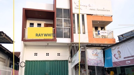 RUKO 2 LANTAI DISEWAKAN LOKASI STRATEGIS WAY HALIM KORPRI BANDAR LAMPUNG