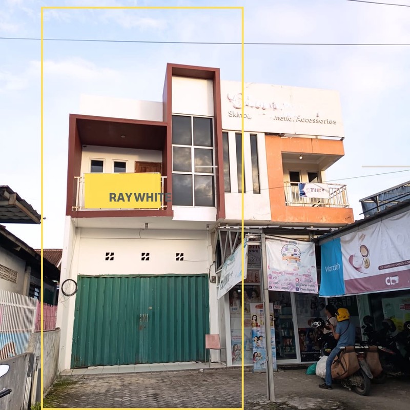 RUKO 2 LANTAI DISEWAKAN LOKASI STRATEGIS WAY HALIM KORPRI BANDAR LAMPUNG