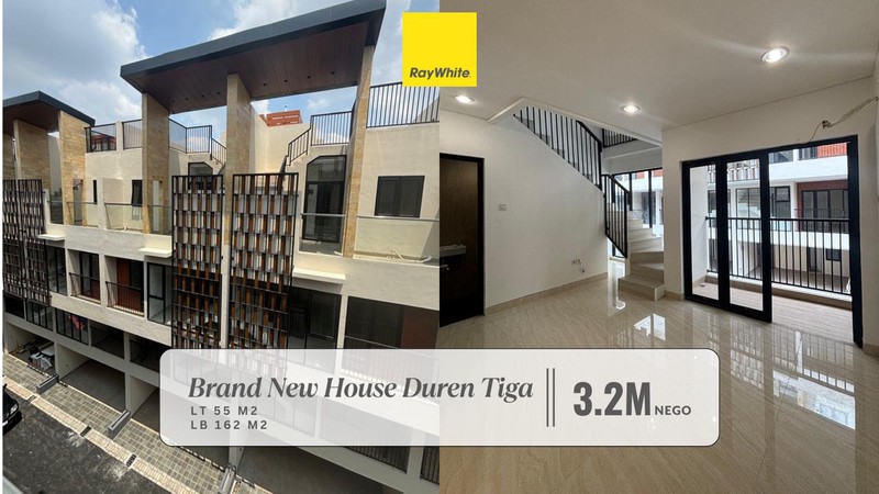  Dijual Brand New Minimalist House 5 Lantai + Rooftop di Duren Tiga - Lokasi Super Strategis!
