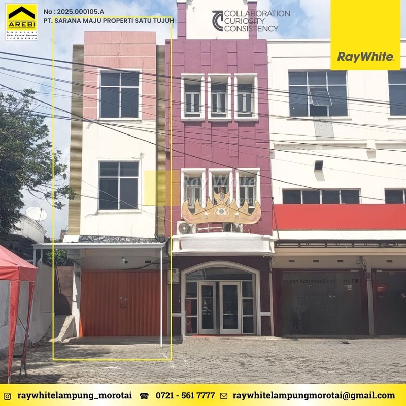 DISEWAKAN RUKO LOKASI WAY HALIM KIMAJA SULTAN AGUNG BANDAR LAMPUNG