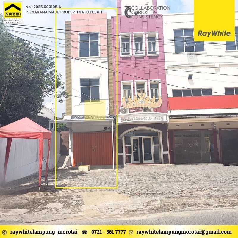 DISEWAKAN RUKO LOKASI WAY HALIM KIMAJA SULTAN AGUNG BANDAR LAMPUNG