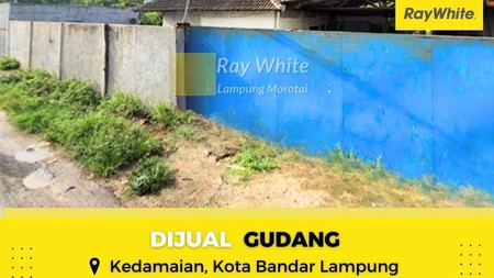 Dijual Gudang Murah di Kedamaian