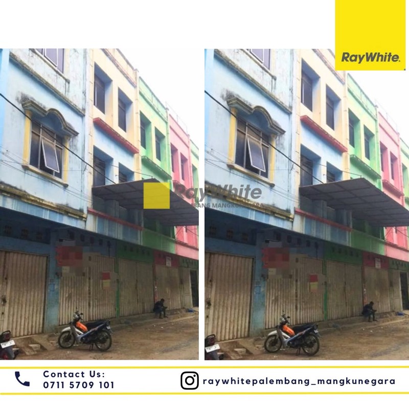 Dijual Cepat Ruko 1 Pintu di Jl Pasar 16 Ilir Kota Palembang