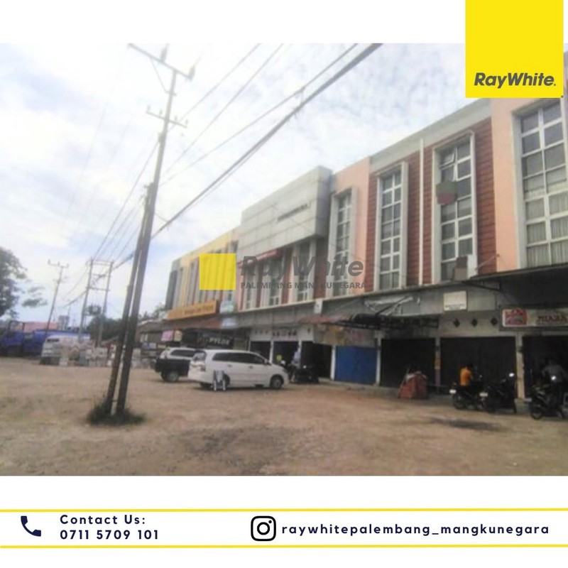 Dijual Ruko 1 Pintu di Jl. Raya Palembang - Betung Km.16