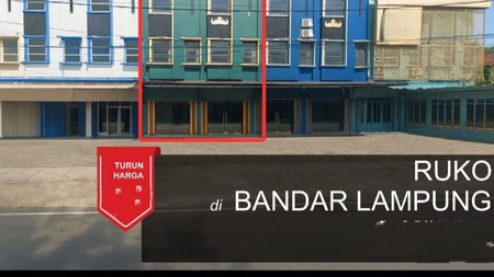 DIJUAL RUKO GANDENG 2 UNIT TANJUNG KARANG PUSAT BANDAR LAMPUNG