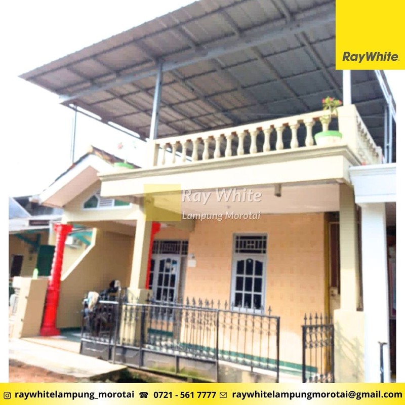 Dijual rumah 2 lantai tanjung senang bandar lampung