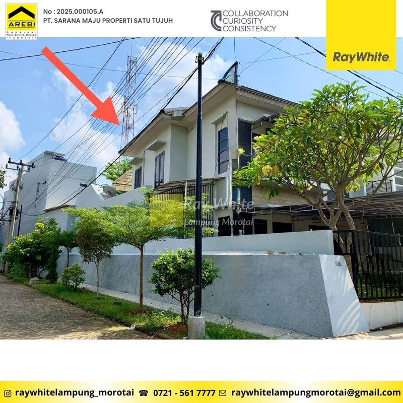 Dijual Rumah 2 lantai Semi Furnish  Villa Citra Way Halim Bandar Lampung