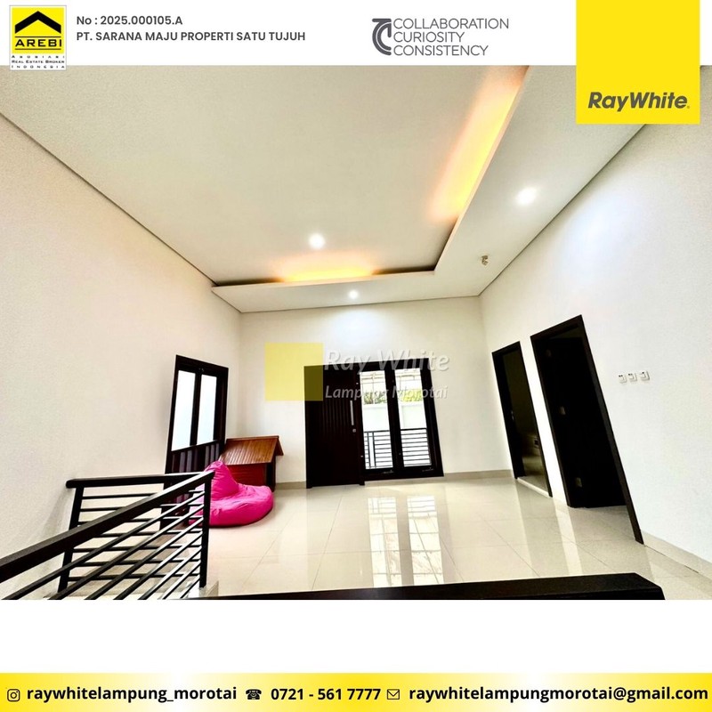 Dijual Rumah 2 lantai Semi Furnish  Villa Citra Way Halim Bandar Lampung