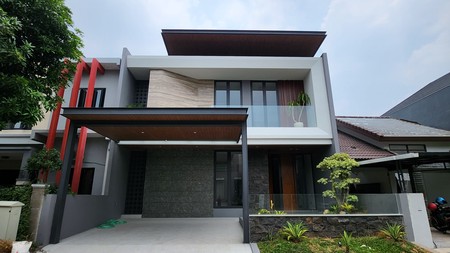 Rumah Semi Furnished Mewah Citraland Cluster Woodland Surabaya Barat