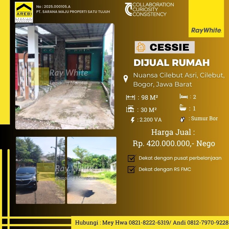 Rumah Murah Jual Cepat Area Cilebut Bogor