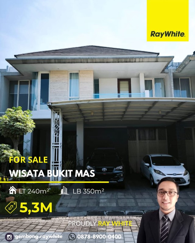 Turun Harga Jual Cepat Rumah Modern Minimalis Wisata Bukit Mas 