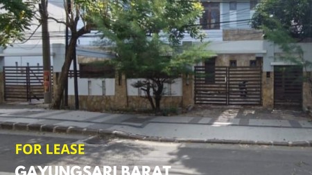 Rumah 2 Lantai Komersial Area Gayungsari Barat Lokasi Strategis Cocok Unguk Resto