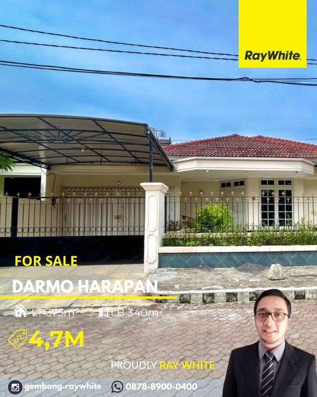 Hunian Asri Semi Furnished Darmo Harapan Surabaya Barat 