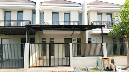 Dijual Rumah Pondok Tjandra - cluster Opal - modern Mimimalis 2 Lantai dekat akses TOL, RS Mitra Keluarga, Bandara Juanda, SMA petra 