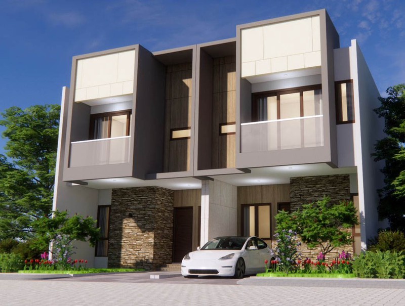 Rumah ada 2 unit Jl Banyo Raya Kelapa Gading Luas 90m2