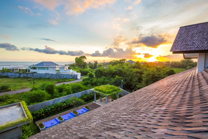 Freehold - Oceanfront Luxury Villa with Breathtaking Mountain & Ricefield Views, Minutes from Sanur, Bali