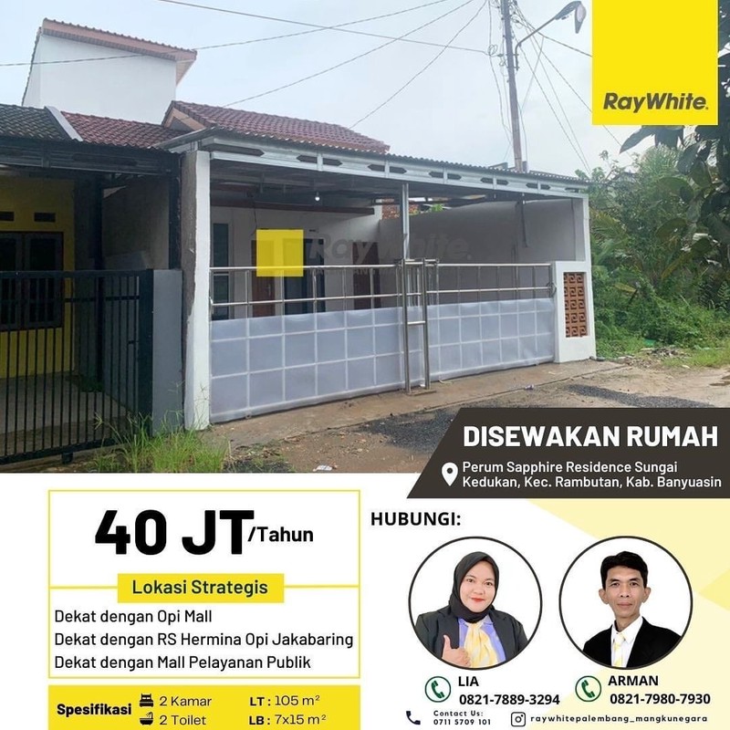 RUMAH SEWA PALEMBANG 