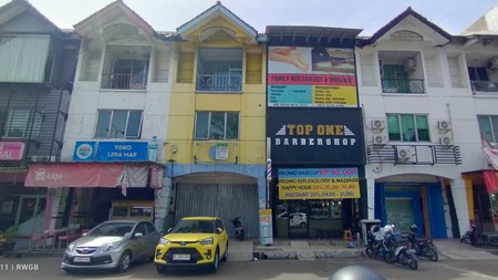 disewa ruko strategis pinggir jalan raya siap huni area victoria park lippo karawaci