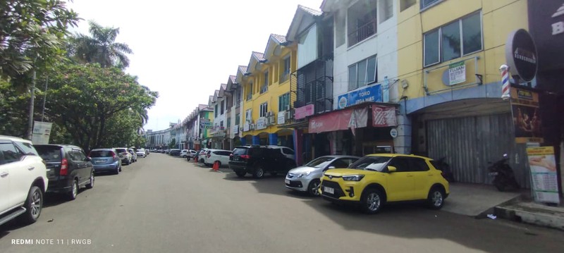 disewa ruko strategis pinggir jalan raya siap huni area victoria park lippo karawaci