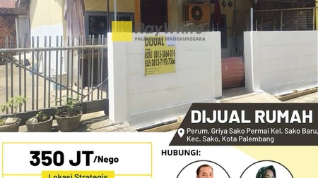 Dijual Cepat Rumah di Griya Sako Permai Kota Palembang