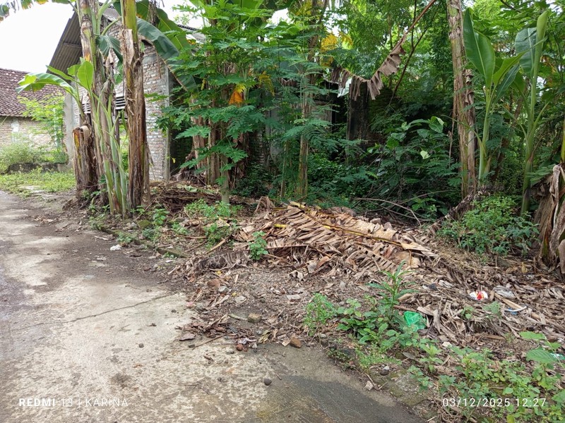 Tanah Bonus Bangunan Lokasi Strategis Dekat Pasar Pleret Bantul 