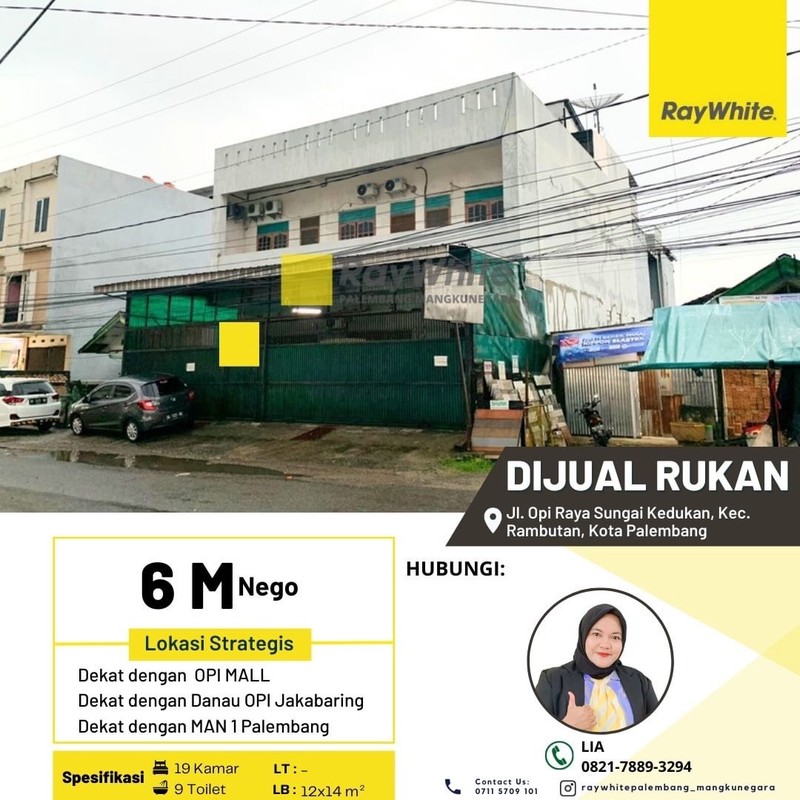 RUKO SEWA MURAH PALEMBANG 