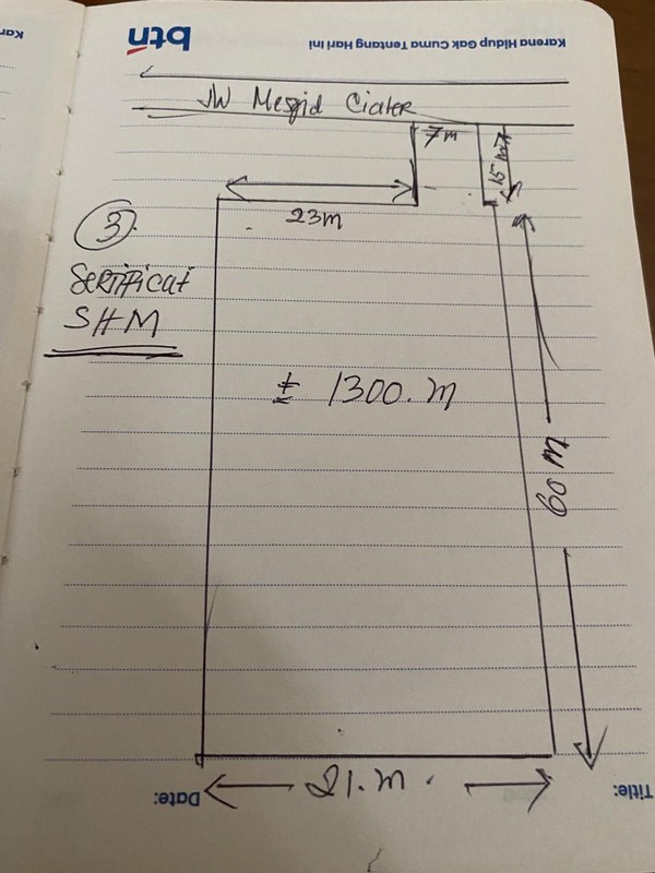 Kavling Siap Bangun Di Jl Gg Masjid Ciater BSD Tangerang Selatan