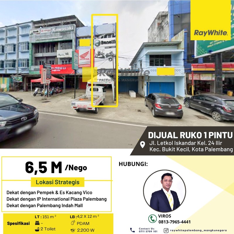 RUKO JUAL MURAH PALEMBANG 