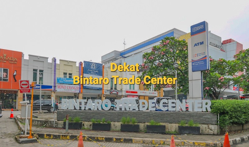 Rumah Nyaman Cluster Discovery Bintaro, Akses mudah ke BSD City