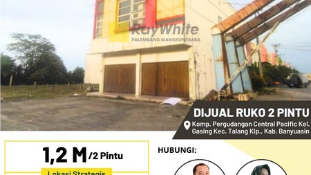 Dijual Ruko 1 Pintu di Komp. Pergudangan Central Pacific Kab Banyuasin