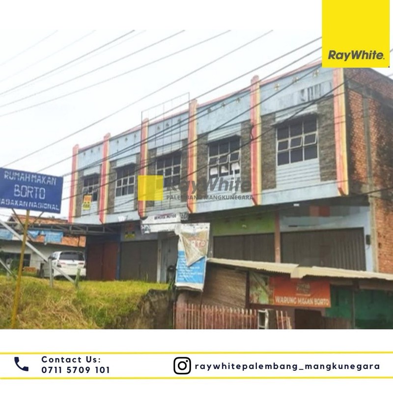 Dijual Ruko 1 Pintu di Jl. Raya Palembang - Betung Km.18 Kab Banyuasin