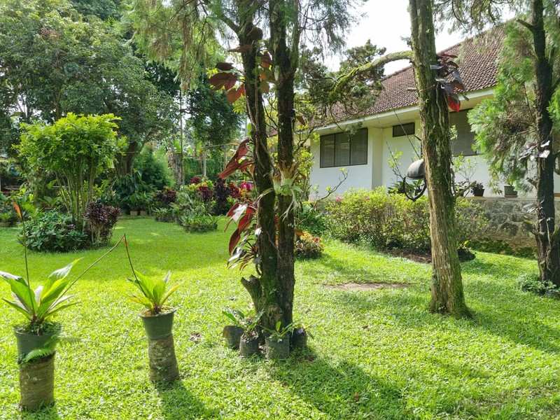 Dijual Villa dengan Halaman Luas dan Lokasi Strategis di Cisarua