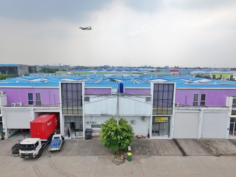 Gudang strategis dekat Bandara Soekarno Hatta, di Aeropolis Techno Park