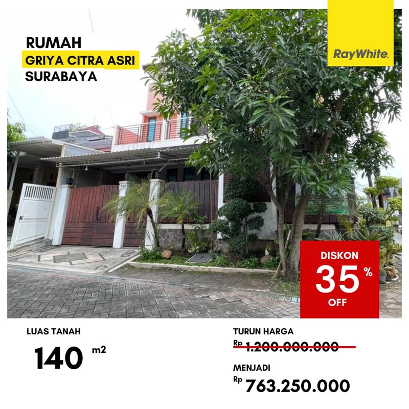 Dijual Rumah 700 Jutaan di Griya Citra Asri Sememi Surabaya