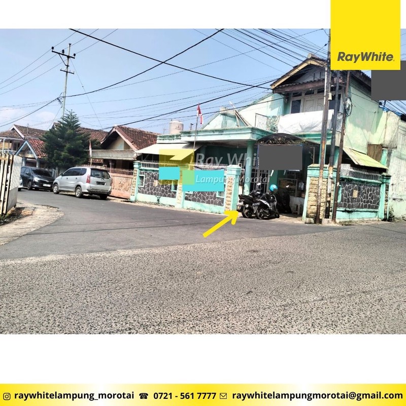 Dijual cepat Tanah dan Bangunan di Jalan Hayam Wuruk Lampung