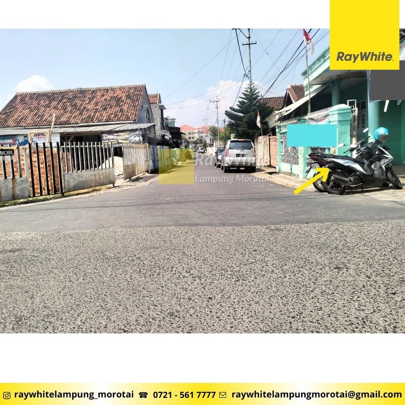 Dijual cepat Tanah dan Bangunan di Jalan Hayam Wuruk Lampung