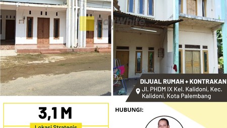 DIJUAL RUMAH BESERTA KONTRAKAN