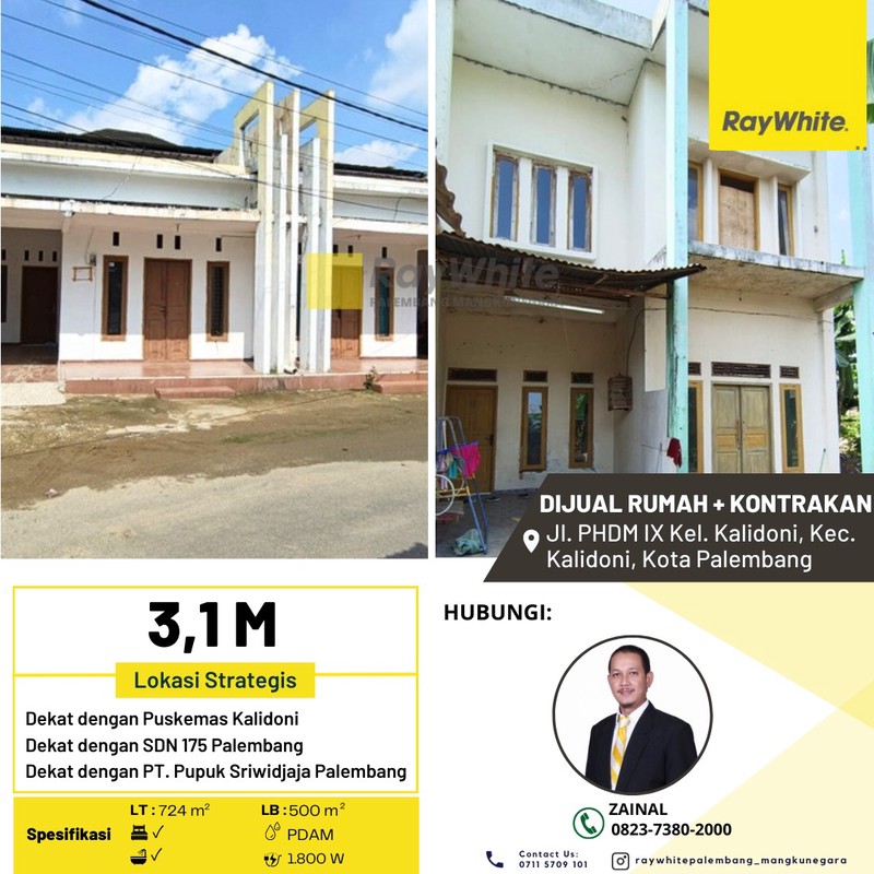 DIJUAL RUMAH BESERTA KONTRAKAN