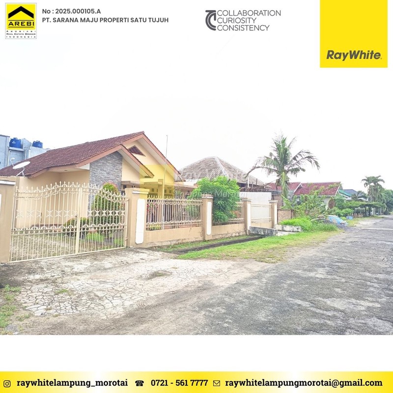 DI JUAL RUMAH PERUMAHAN KORPRI SUKARAME BANDAR LAMPUNG LUAS TANAH 425 M2
