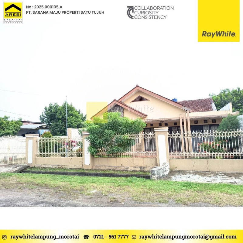 DI JUAL RUMAH PERUMAHAN KORPRI SUKARAME BANDAR LAMPUNG LUAS TANAH 425 M2