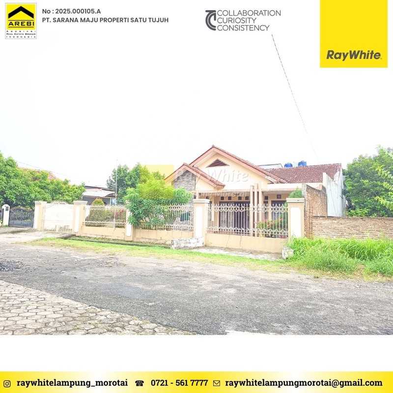 DI JUAL RUMAH PERUMAHAN KORPRI SUKARAME BANDAR LAMPUNG LUAS TANAH 425 M2