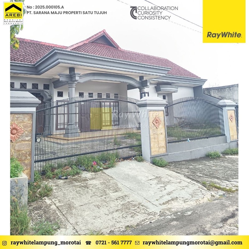 Disewakan rumah korpri bandar lampung luas tanah 415 m2 