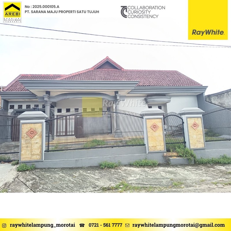 Disewakan rumah korpri bandar lampung luas tanah 415 m2 